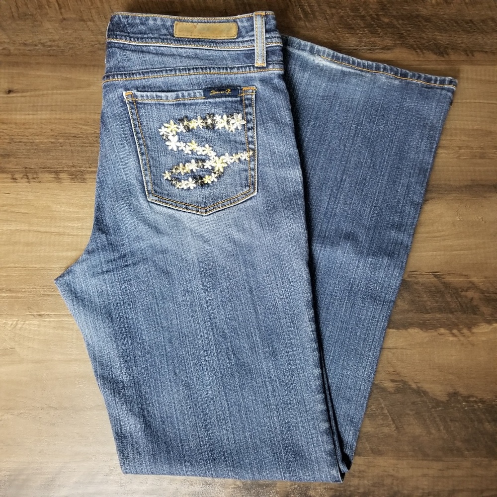 Seven7 Jean | Med Wash Size 12
